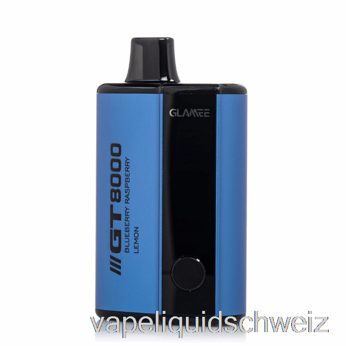 Glamee GT8000 Einweg-Vape-Flüssigkeit E-Liquid Blaubeere Himbeere Zitrone Schweiz